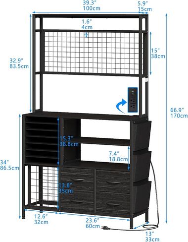 Organization and Storage Cabinet Compatible with Cricut Machine Large Craft Table with Fabric Drawers Charging Station Vinyl Roll Holder for Home Craft Workstation Room (White) in Saudi Arabia