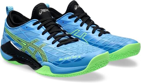 ASICS Men's Blast FlyteFoam 3 Handball Shoes, 7.5, White/Pure Bronze in Saudi Arabia