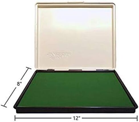 التسريب 8 "× 12" وسادة حبر ختم صناعية كبيرة إضافية ، انتقل إلى وسادة حبر الطوابع الكبيرة للألوان الزاهية ، حتى التغطية والمتانة ، وسادة طوابع الليمون in Kuwait