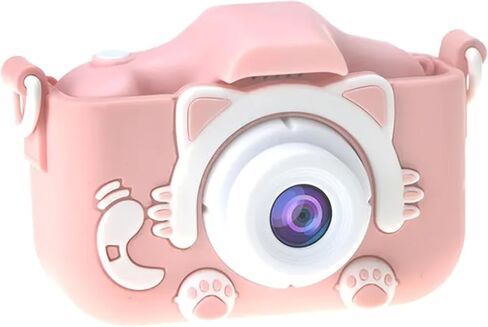 Kids' Digital Camera 48MP with HD Video Recording Games and MP3 Music, Fun Toy Camera for Children Under 13 Years Old, Birthday Christmas for Boys and Girls (Pink) in Saudi Arabia