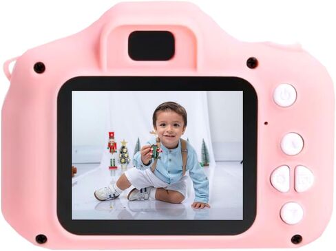 Kids' Digital Camera 48MP with HD Video Recording Games and MP3 Music, Fun Toy Camera for Children Under 13 Years Old, Birthday Christmas for Boys and Girls (Pink) in Saudi Arabia