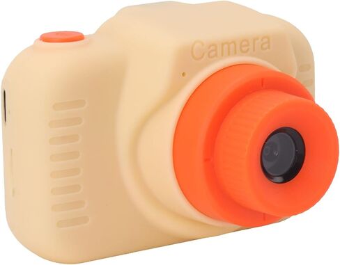 Kids Digital Camera 32G Card 1080P 8X Zoom Toddler Camera Kids Video Camera Kids Digital Camera Children Digital Camera Selfie Camera Toy Digital Camcorder Toy for Children (Beige) in Kuwait