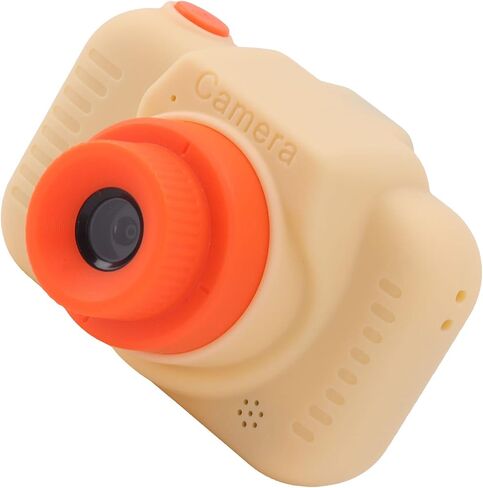 Kids Digital Camera 32G Card 1080P 8X Zoom Toddler Camera Kids Video Camera Kids Digital Camera Children Digital Camera Selfie Camera Toy Digital Camcorder Toy for Children (Beige) in Kuwait