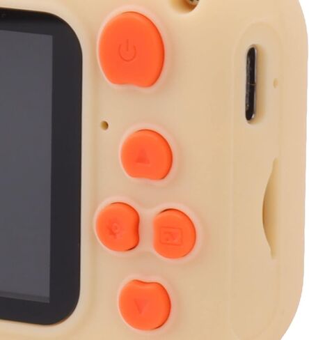Kids Digital Camera 32G Card 1080P 8X Zoom Toddler Camera Kids Video Camera Kids Digital Camera Children Digital Camera Selfie Camera Toy Digital Camcorder Toy for Children (Beige) in Kuwait