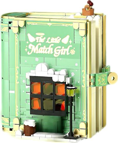 Illuminated Fairy Tale Book Building Blocks Toys Red Version with Storyline for Boys and Girls -Includes for Women & Teenagers Adults in Saudi Arabia