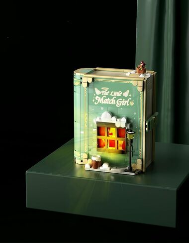 Illuminated Fairy Tale Book Building Blocks Toys Red Version with Storyline for Boys and Girls -Includes for Women & Teenagers Adults in Saudi Arabia