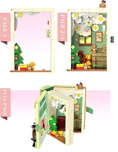 Illuminated Fairy Tale Book Building Blocks Toys Red Version with Storyline for Boys and Girls -Includes for Women & Teenagers Adults in Saudi Arabia