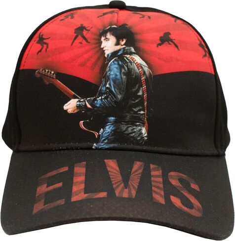 Collections Etc Elvis The Original King of Rock 'N Roll Baseball Cap Black in Saudi Arabia