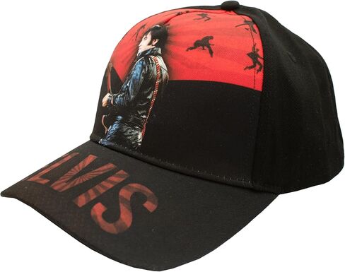 Collections Etc Elvis The Original King of Rock 'N Roll Baseball Cap Black in Saudi Arabia
