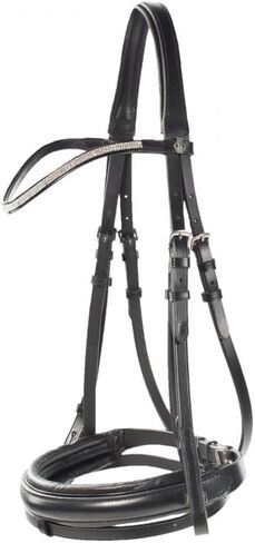 HORZE Lester Dressage Snaffle Bridle w/Reins in Saudi Arabia