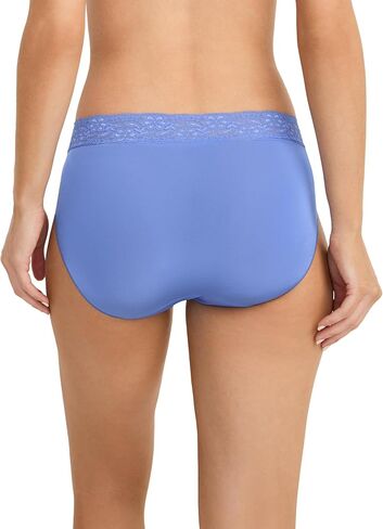 Jockey Women's Underwear No Panty Line Promise Tactel Lace Bikini, First Bloom Purple, 6 in Saudi Arabia
