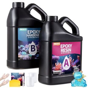 Pnente 32oz Epoxy Resin Kit – Self-Leveling, Zero Bubbles & 5-Year UV Guard for River Tables, Jewelry, Resin Art – Beginner-Friendly 1:1 Mix, Non-Toxic & Non-Yellowing (2X 16oz)