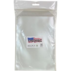 Storage Pockets 6.75 x 9.5, Flap, 4mil Stamp & Die, Clear, Pack of 50