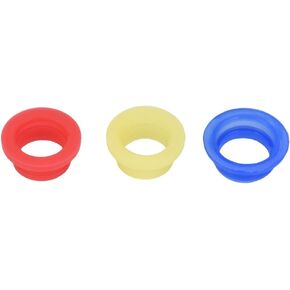 3 Pcs Engine Exhaust Pipe Gasket, Engine Exhausts Pipe Tubing Joint Adapter Silicone Gasket for HSP1/8 Scale RC Car Nitro Engine, RC Car Model Accessories