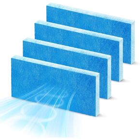 CooTentler 16x7.3'' Airbrush Spray Booth Filters Replacement 4 Pieces Double Layer Filter Cotton, Suit for Various Airbrush Spray Booths & 30x30x30'' Pop Up Paint Booth