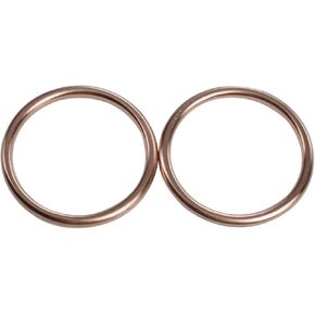 Motor Copper Plated Pipe Gasket Fit for K.T.M RC390 RC250 RC125 390DUKE Black White Orange Cup 42 * 50 * 4MM(2pcs)