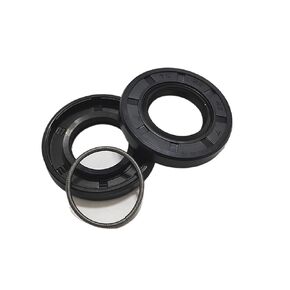 2Pcs Framework Oil Seal ID:27mm OD:34-62mm Thickness 5-10mm Fluoro Rubber Gasket Rings(27x50x7mm 2pcs)