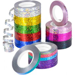 14 Colors Curling Ribbon Set, Balloon String 1/5" X 10 Yards Per Roll, 42 Rolls Curling Ribbons for Gift Wrapping, Christmas Decorations, Wedding, Birthday Party, Bows Crafts (Total 420 Yards)