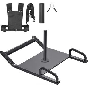 Dolibest Portable Weight Sled with Handle, Workout Sled for Fitness Strength Training and Speed Improvement, Innovative Design for Easy Obstacle Clearance, Suitable for 1-2" Weight Plates in Kuwait
