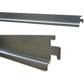 Haworth Lateral File Bar for 36" Wide Haworth File Cabinet - Filing Cabinet Metal Rail Insert - Heavy Duty Galvanized Steel Bar for Lateral Filing - (2-Pack)