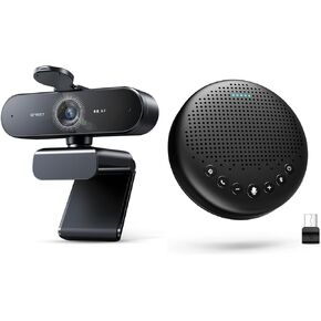 EMEET NOVA 4K PDAF Autofocus Webcam and Luna Speakerphone