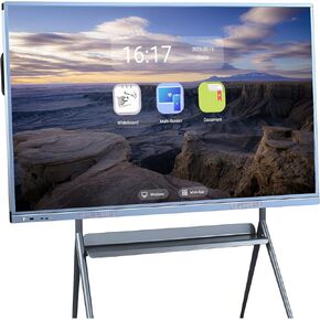 Conference Room 55" Touchscreen - 4K UHD Smartboard/Zoom Integration & Noise-Canceling Mics