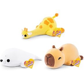 Baby 3 Pack by ZURU, 0.5 lbs, Cuddly Squishy Weighted Plush, Sleeping Pillow Plush, Stuffed Animal (3 Pack, Mixed Variety)