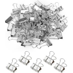 مجموعة Cuarusuika Binder Clips ، 40pack ، 1 في مقطع صغير ، مقاطع ورقية للمكتب ، المنزل ، المدرسة ، الحرف ، الأعمال (Rose Glod)