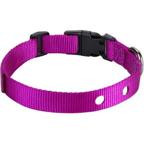 1 Inch Dog Shock Collar Replacement Strap with 2 Holes - Compatible with Most Brands of Ecollar Dog Fences and Training Collars, Pink