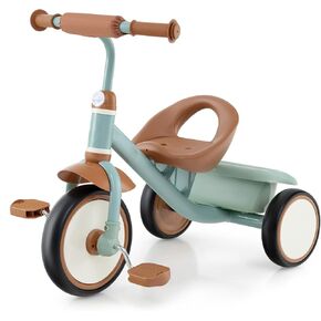 عسل فرحة ثلاثية الدراجات ، أطفال دراجة عجلات 3 عجلات مع مقعد قابل للتعديل ، سلة تخزين قابلة للإزالة ، دراجة ثلاثية العجلات لمدة 3-5 سنوات ، دراجة ثلاثية العجلات الصغيرة للأطفال ، هدية عيد ميلاد للبنين في مرحلة ما قبل المدرسة (بيج) in Kuwait