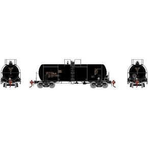 Athearn ATHG25764 HO 13,600-Gallon Acid Tank, UTLX/Black #13833
