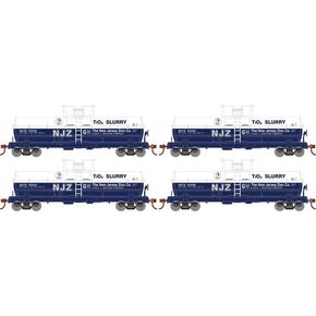 Athearn ATH-1310 HO ATH 42' Chemical Tank, GATX #82532/82534/83492/83496 (4)