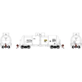 Athearn ATHG25768 HO 13,600-Galon Acid Tank, UTLX/White #11745