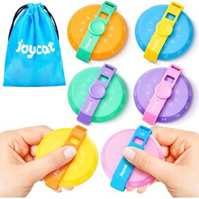 JoyCat Math Fidget Spinners,Learn 1-12 Multiplication,Fidget Toys for Kids Ages 3-12,Math Multiplication Games for Home School Classroom Prizes,with Storage Bag(6 Pcs)
