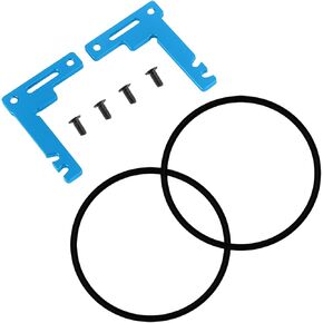 Blue Short Battery Holder Bracket Set for Tamiya TT02 Series Holder