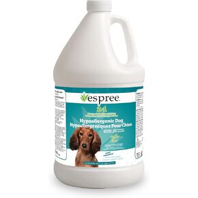 شامبو وبلسم الكلاب Hypoallergenic Espree ، صيغة عاجزة مع الألوة فيرا ، خالية من الكبريتات ، خالية من البارابين ، كيميائية قاسية وخالية من الصبغة ، آمنة للبشرة الحساسة ، جالون