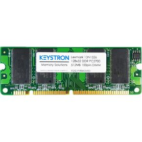 512MB DDR 100-pin Printer DIMM, ONE 512MB modules by Keystron, LLC