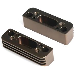 RC Car Accessories Compatible with Kyosho MP9 MP10 1/8 RC Car Upgrade Parts Modification Spare Replacement Accessories 2PCS Metal Engine Mount Base
