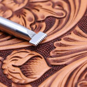 Generic Leather Stamp Tool Stamps Stamping Leather Carving Leather Working Tools ：Backgrounders Bar Grounders S050 (S050-5)