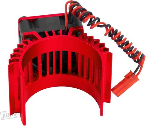 RC Heat Geat 36mm 14000 دورة في الدقيقة مروحة محرك ث/4.8V-8.4V مروحة التبريد FIT 3660 3670 3650 550 540 تحديث محرك محرك Brushless Prities for 1/10 Slash Arrma SCX10 TRX4 RC Car Truck Buggy Crawler ، Titanium in Kuwait