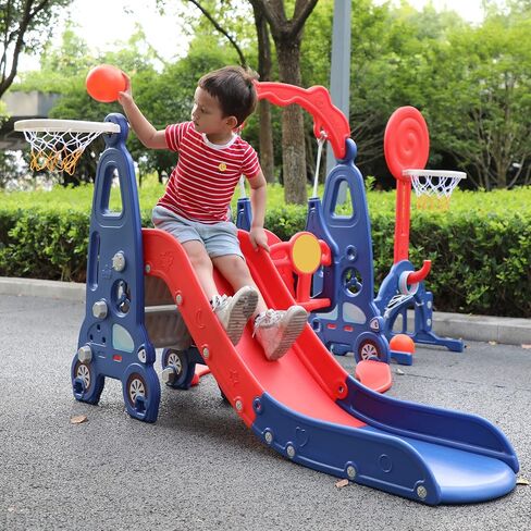 NYEEKOY 4 in 1 Toddler Swing Set and Toddler Slide for Toddlers 1-3 in Saudi Arabia