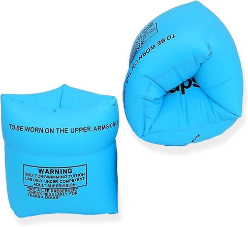Roll-On/Off Arm Floaties for Kids 6-12 Years and Adult-2 Pack Swim Floaty with Dual Valves, Great Buoyancy Pool Float & Water Wing for Toddler to Teen, Inflatable Swimmies for 30-150LBS in Saudi Arabia