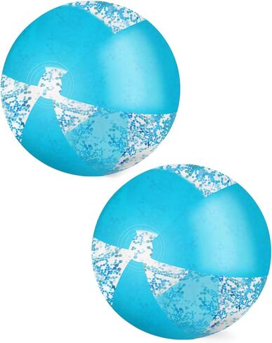 Inflatable Glitter Beach Ball 16 Inch Pink Beach Balls for Pool with Confetti, Sparkling Balls for Summer Pool Adults Birthday Party Favors Decorations in Kuwait