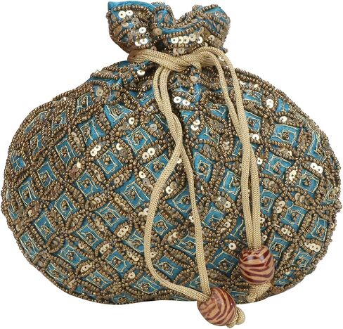 Indian sequence Potli Bag/wedding purse/jewelery purse for girls & women in Saudi Arabia