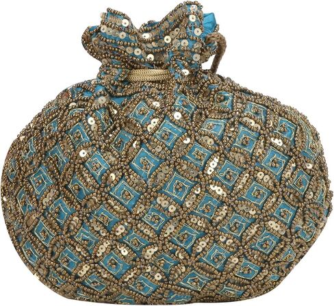 Indian sequence Potli Bag/wedding purse/jewelery purse for girls & women in Saudi Arabia