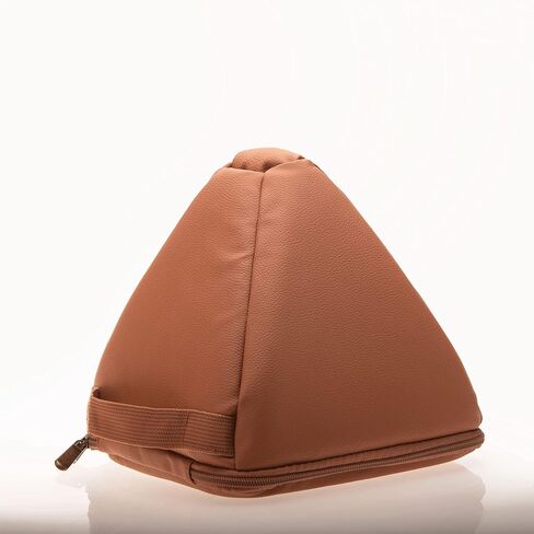 TOPFUND Indigo Crystal Singing Pyramid 10 inch Sound Healing Triangle Instruments with Artificial Leather Carrying Case in Kuwait