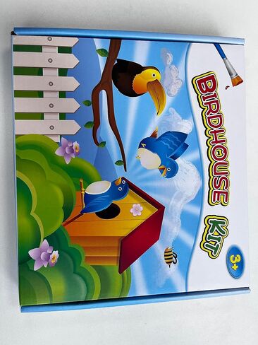 Heyzeibo 2Pack Bird House Craft Kits للأطفال لبناء وطلاء Birdhouse ، والفنون الخشبية والحرفية هدايا عيد الفصح للبنات الصغار in Kuwait