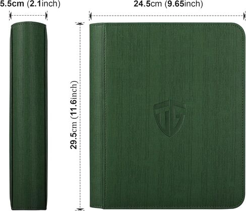 Toploader Binder ، يمتلك 112 Toploaders ، و 4 جيبات محمولة Top Pocket لأصحاب البطاقات الصلبة 3 "× 4" لبطاقات التداول أو بطاقات الرياضة (أسود) in Kuwait
