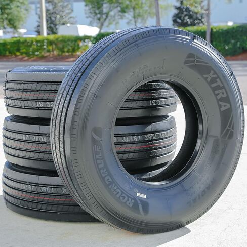 Xtra All Steel Heavy Duty Premium Trailer Radial Tire-ST235/80R16 235/80/16 235/80-16 130/126M نطاق التحميل H LRH 16-Ply BSW جدار جانبي أسود in Kuwait