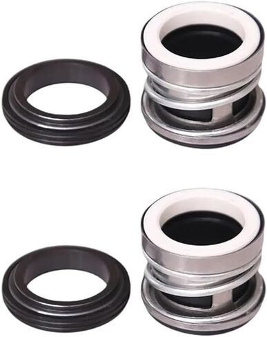 Mechanical Seal Sealing Ring,2pc Mechanical Shaft Seal for Water Pump 104 Series 12~45mm CE/CA/NBR Shaft Seal Fits Spa Pumper(14 * 26mm) in Kuwait